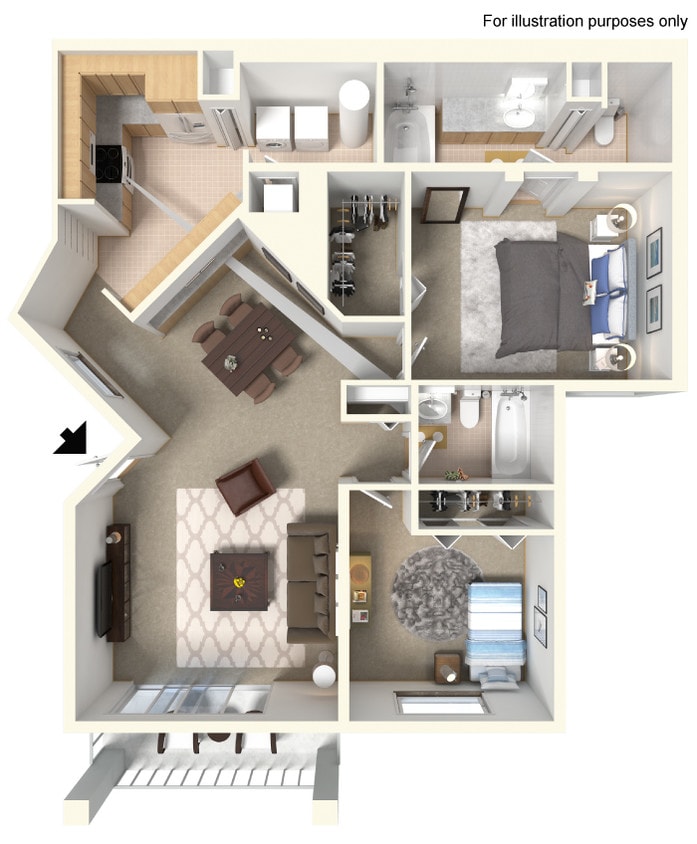 Floor Plan - Promenade Garden