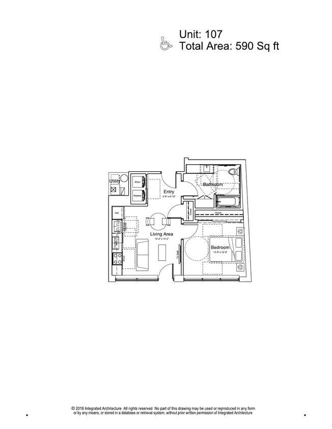 Floor Plan - One Bed
