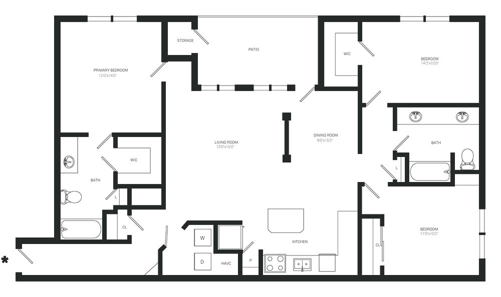 Floor Plan - Cottonwood