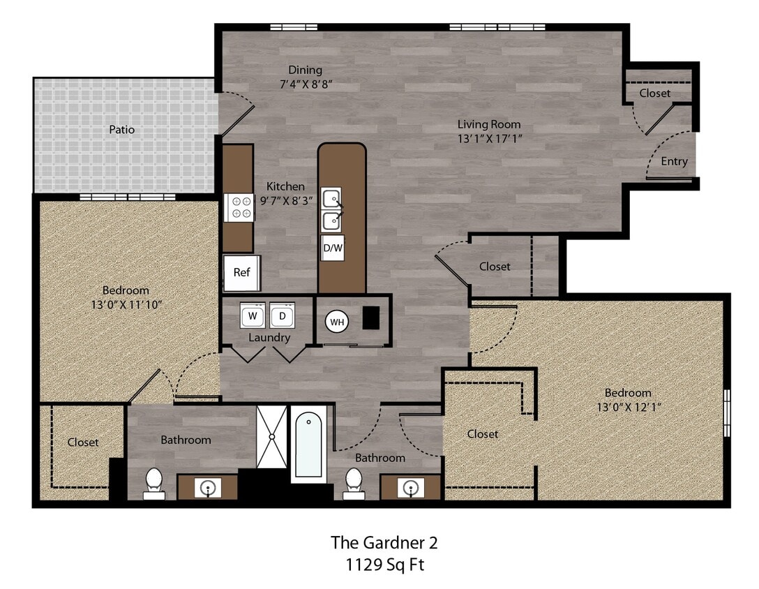 Floor Plan - The Gardner 2