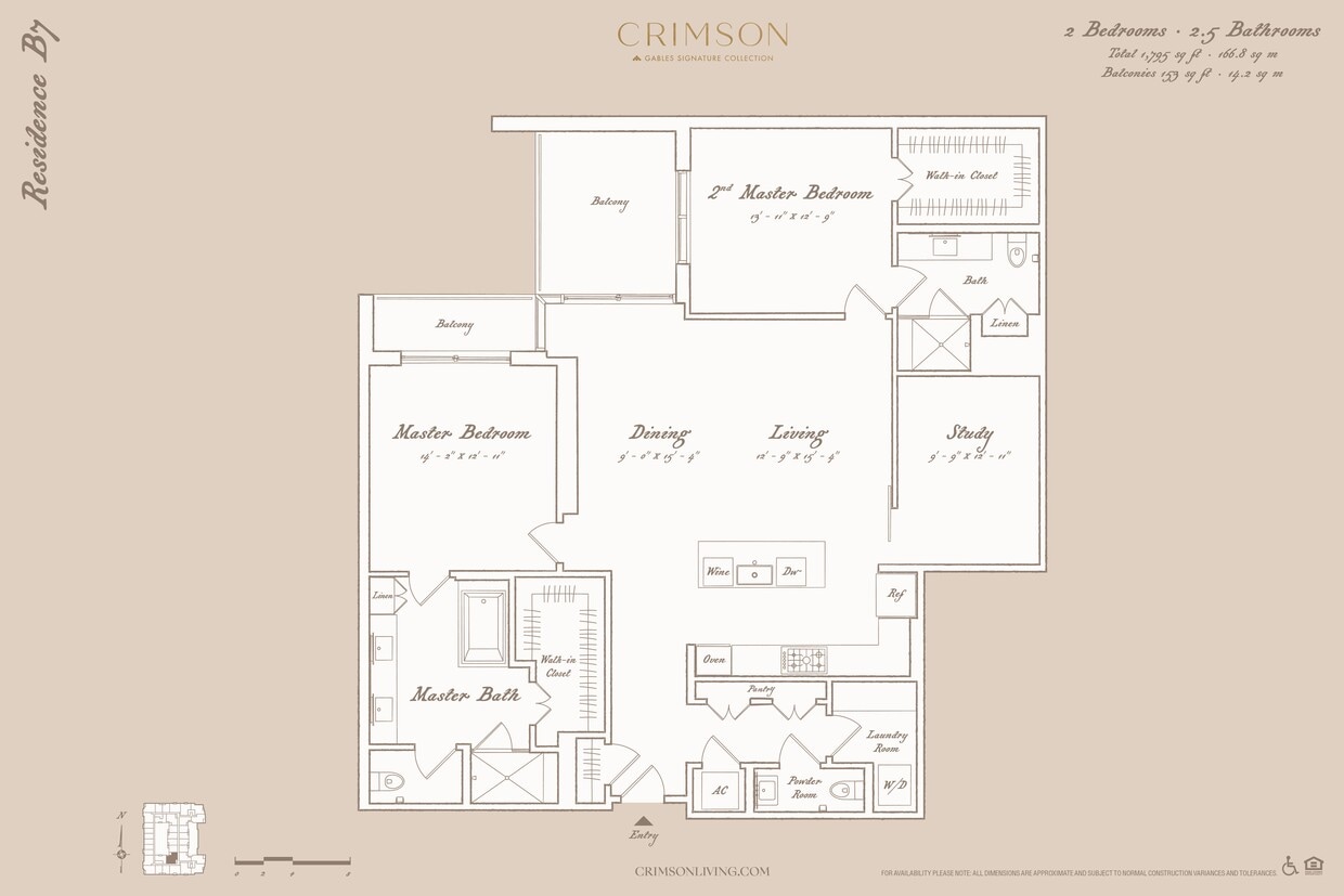 Floor Plan - Residence B7 with study