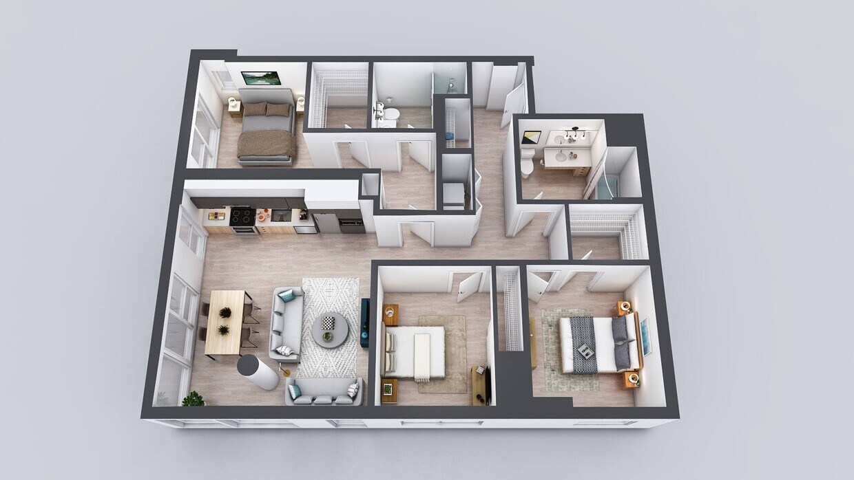 Floor Plan - D1 Affordable / MULTE