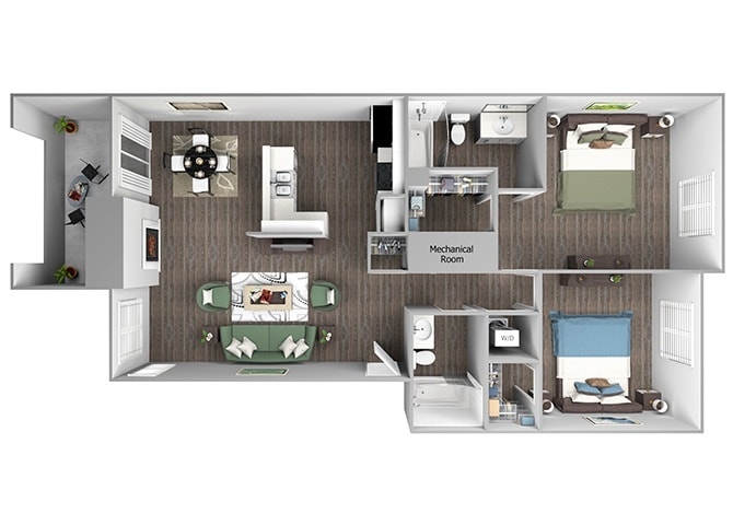 Floor Plan - B2 (Bailey)