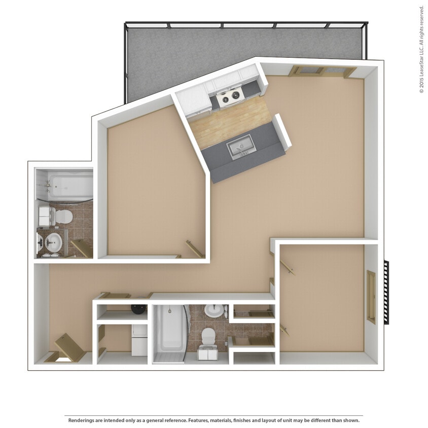 Floor Plan - 2x2f
