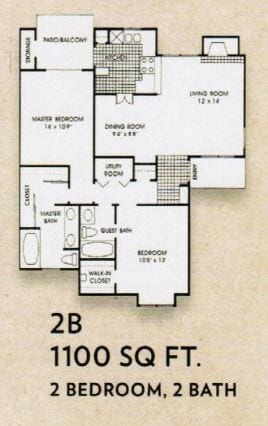 Floor Plan - 2B