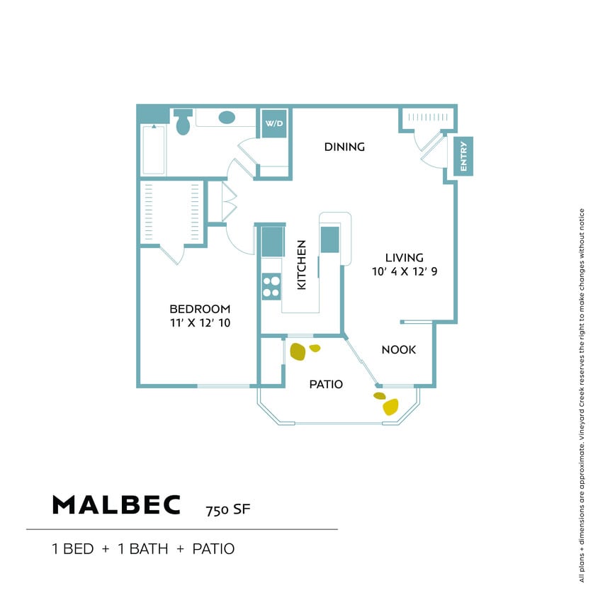 1 bedroom, 1 bathroom - Malbec