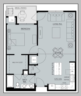 1x1 - ABC 1 Bedroom 1 Bath