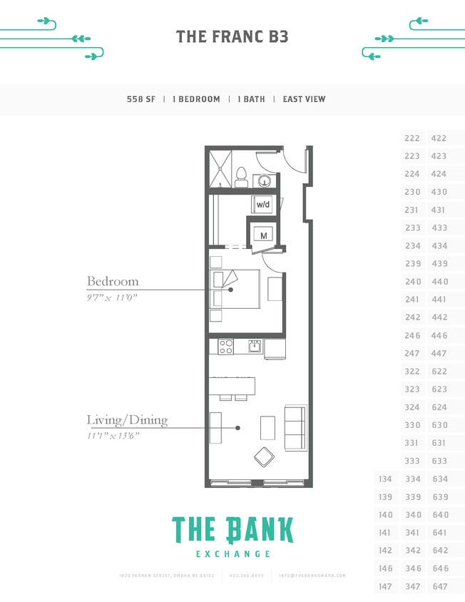 Floor Plan - The Franc