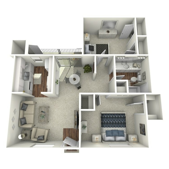 2bed 1bath.jpg - 2 Bedroom 1 Bathroom