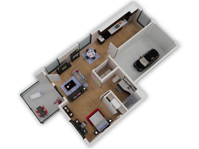 Floor Plan - S1 + Garage