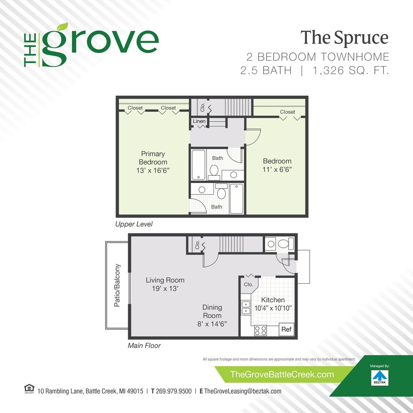 Floor Plan - The Spruce 