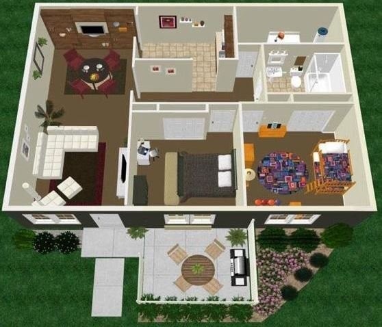 2 Bedroom - Two Bedroom One Bath Apartment