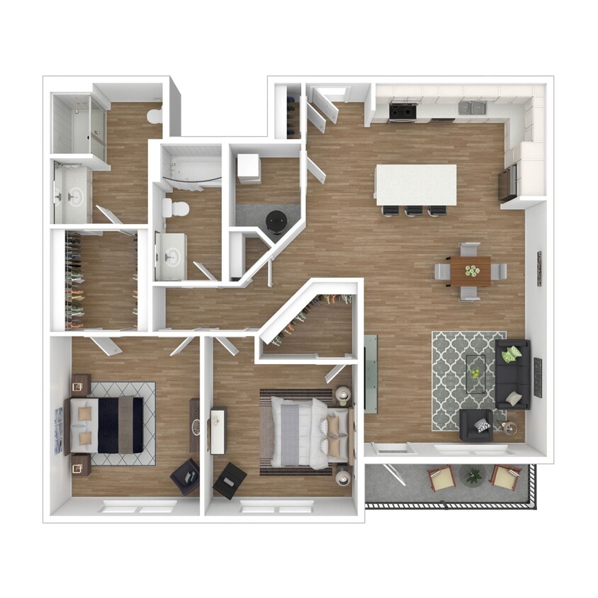 Floor Plan - The Brewer