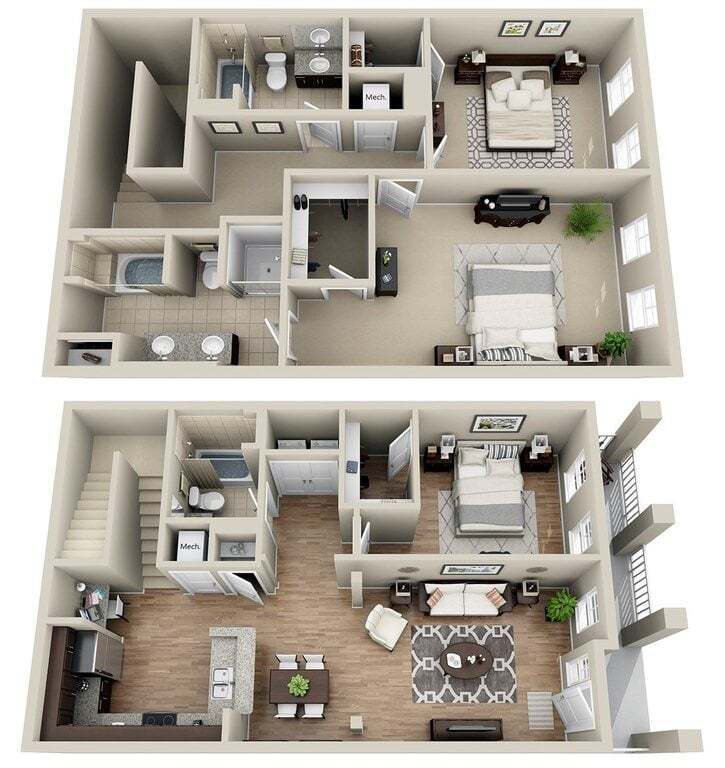 Floor Plan - 3B