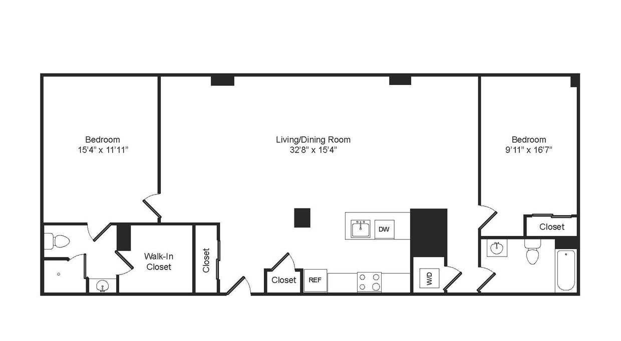 2 Bedroom Split 102 - 2 Bedroom Split 102