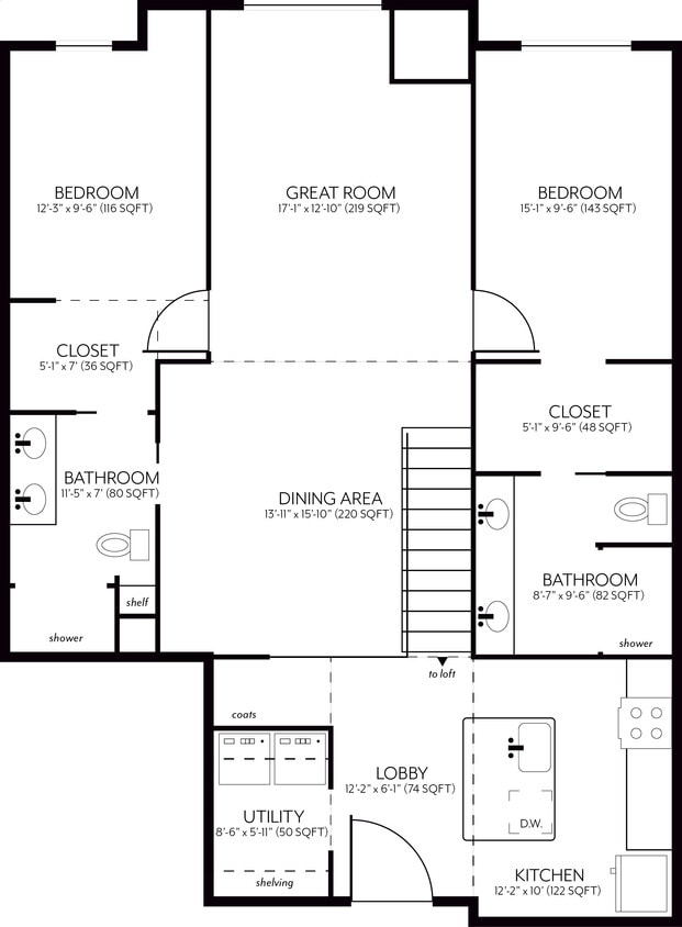 Floor Plan - Model B2