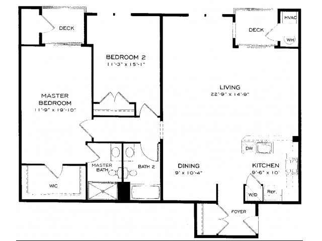 2BR/2BA - B13