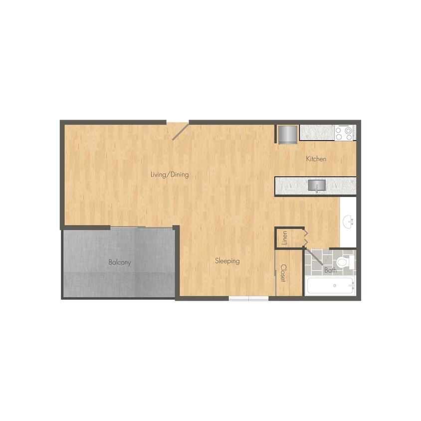Floor Plan - Studio B
