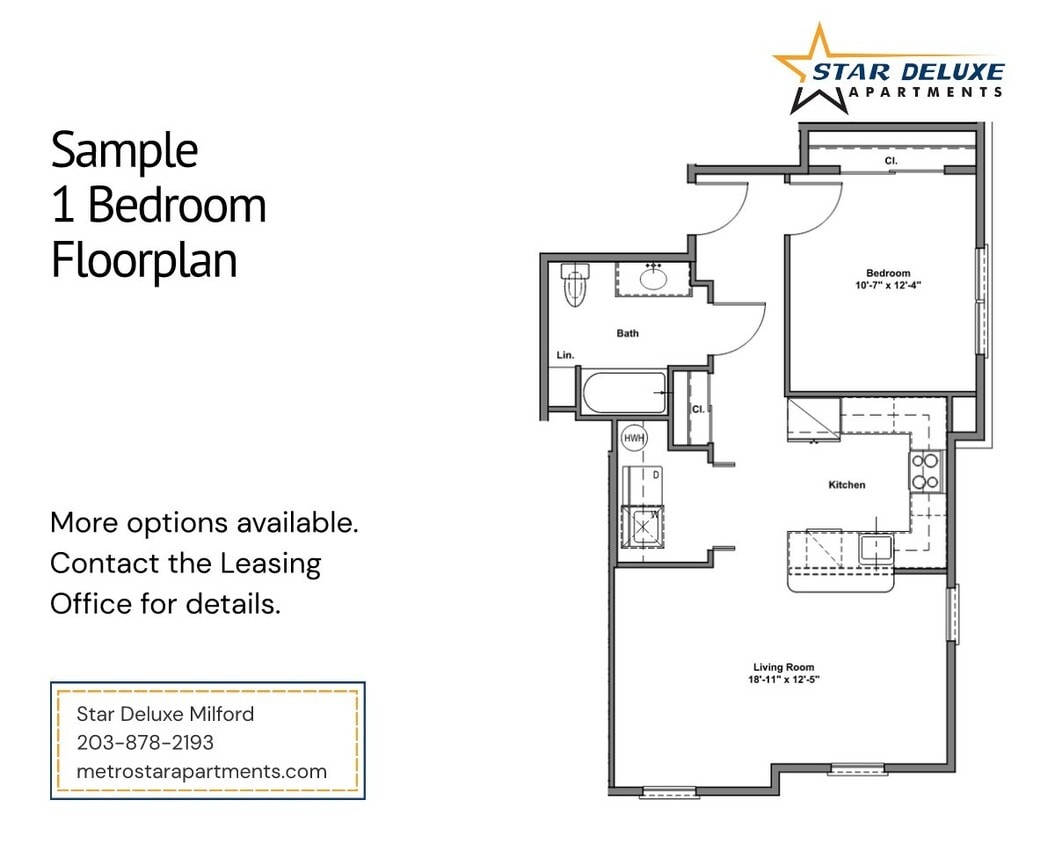 Floor Plan - One Bed