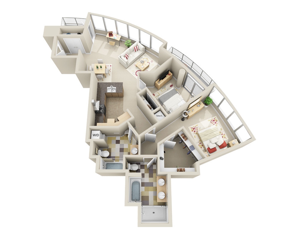 Floor Plan - Panache 03's