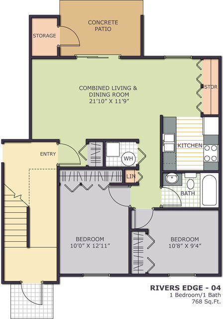 Floor Plan - 2 Bedroom