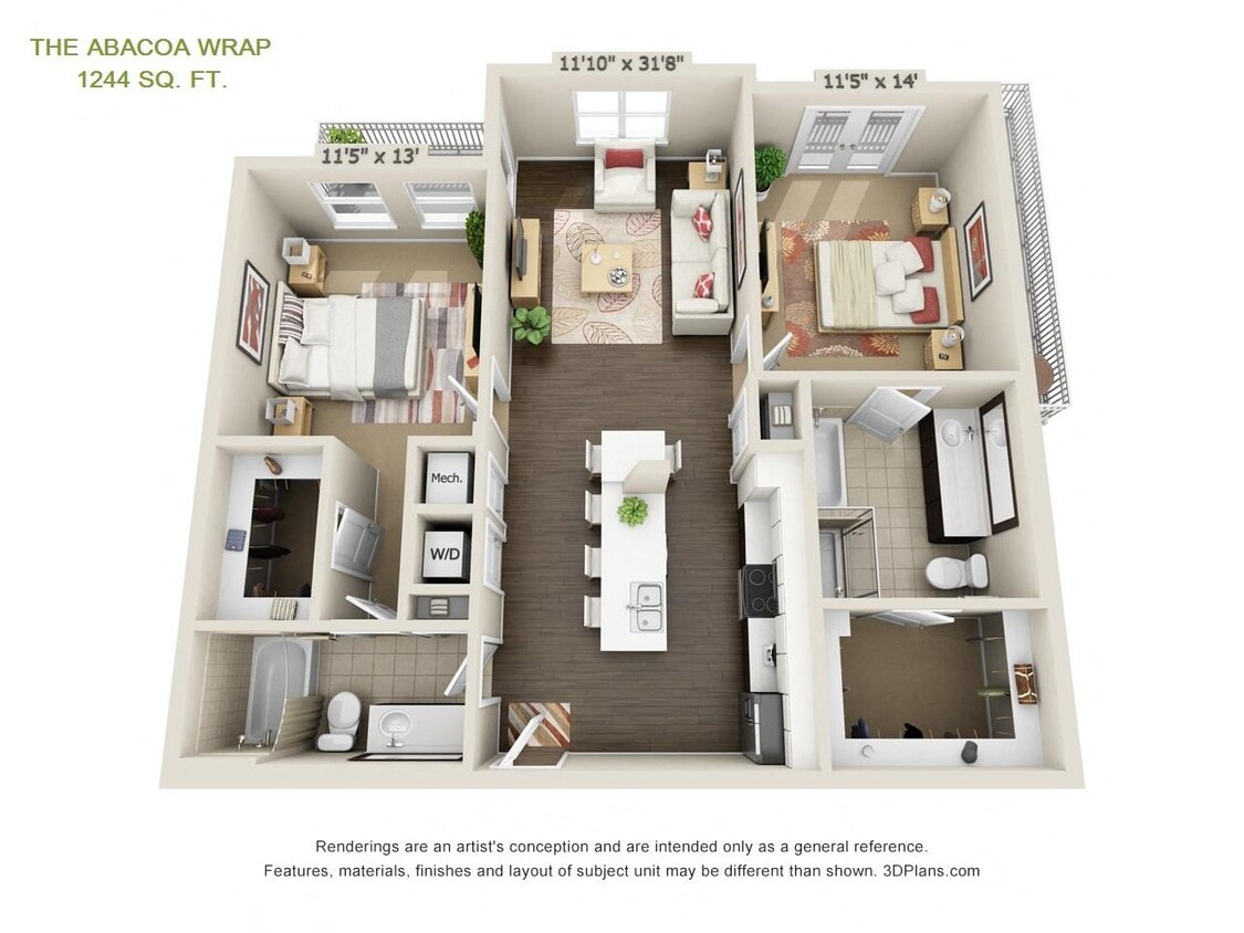 Floor Plan - Abacoa Wrap