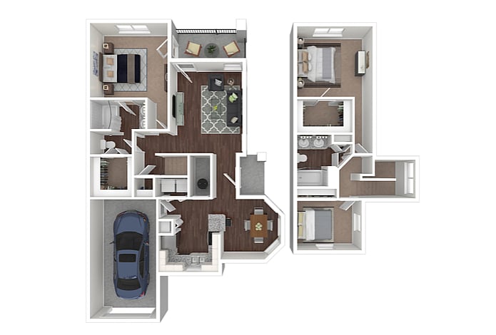 C2 | 3x2 | 1396 sf - C2
