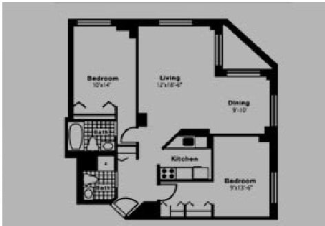 Penthouse I - 2 Bedroom Townhome