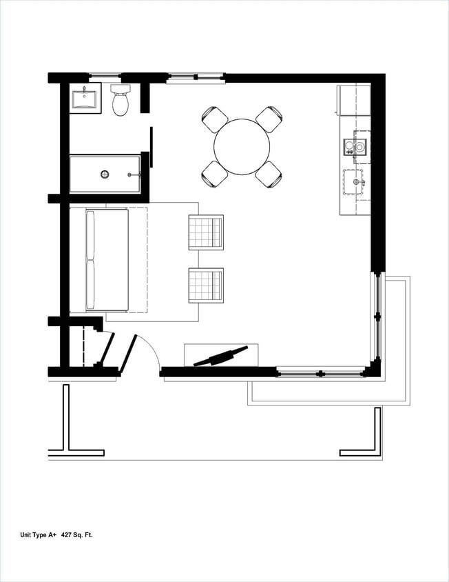 Floor Plan - Studio A XL