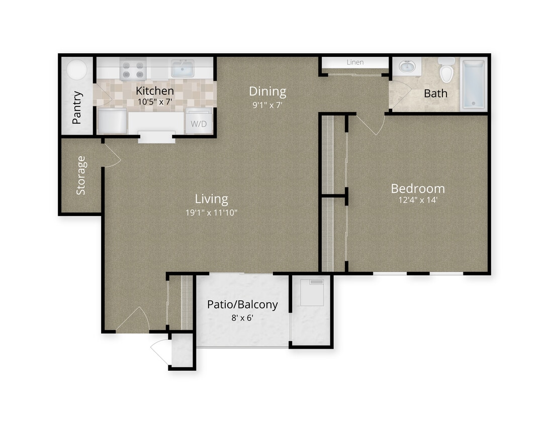 Sequoia - 1 Bedroom/1 Bath - 1 Bed x 1 Bath - Sequoia