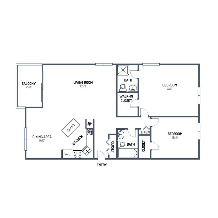 Floor Plan - S 2x2