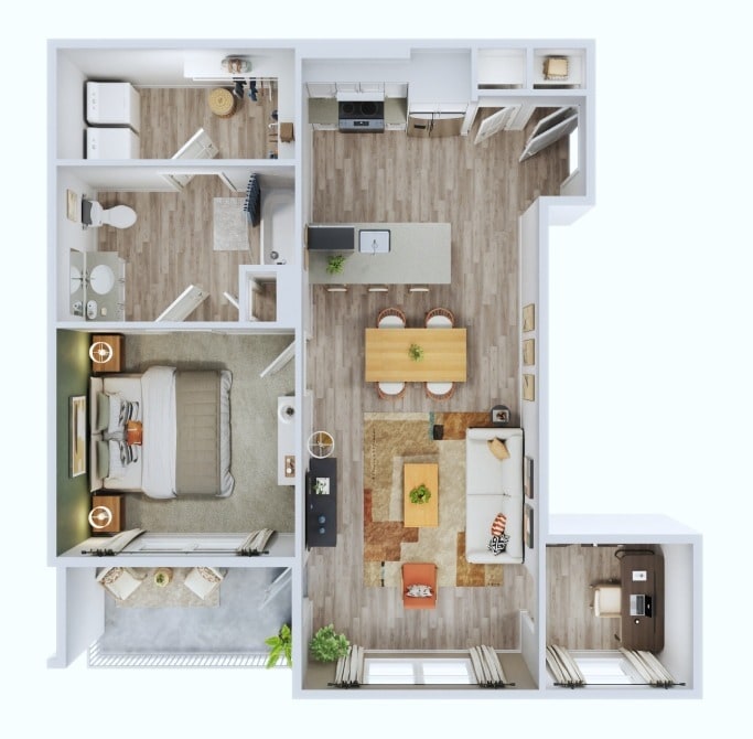 Floor Plan - 1C ANSI