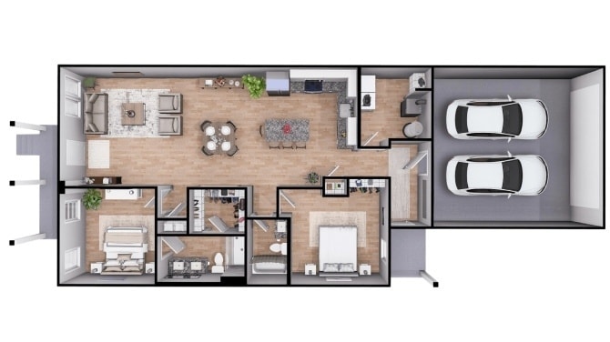 Floor Plan - 2 Bedroom