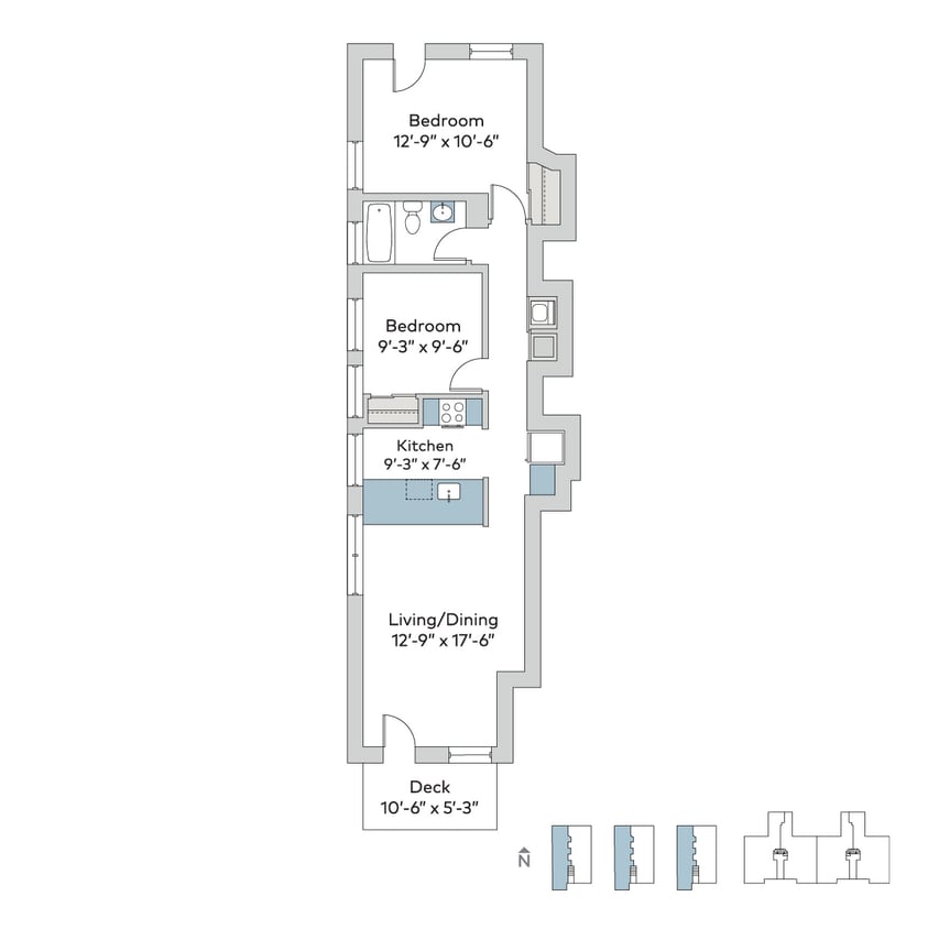 Floor Plan - 100-W2bB