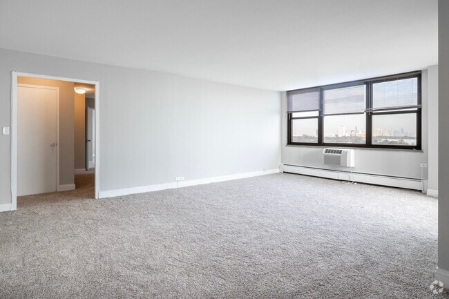 2BR2BA - Living Room - Oglesby Towers Apartments