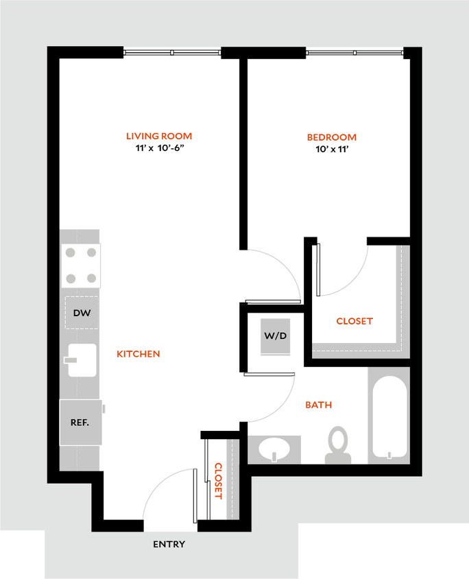 Floor Plan - 1B