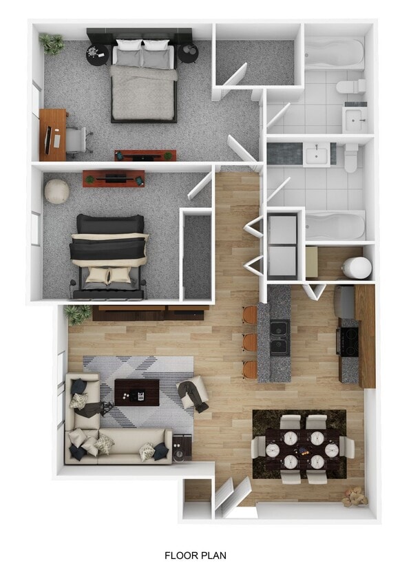 Floor Plan - Two Bedroom