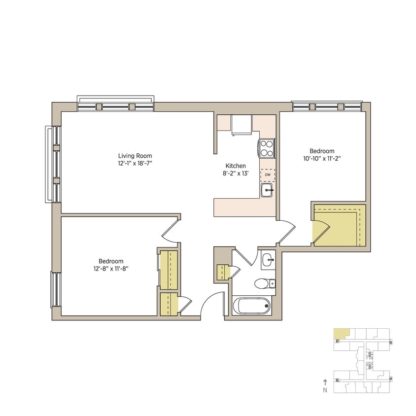 Floor Plan - delp-2bT07