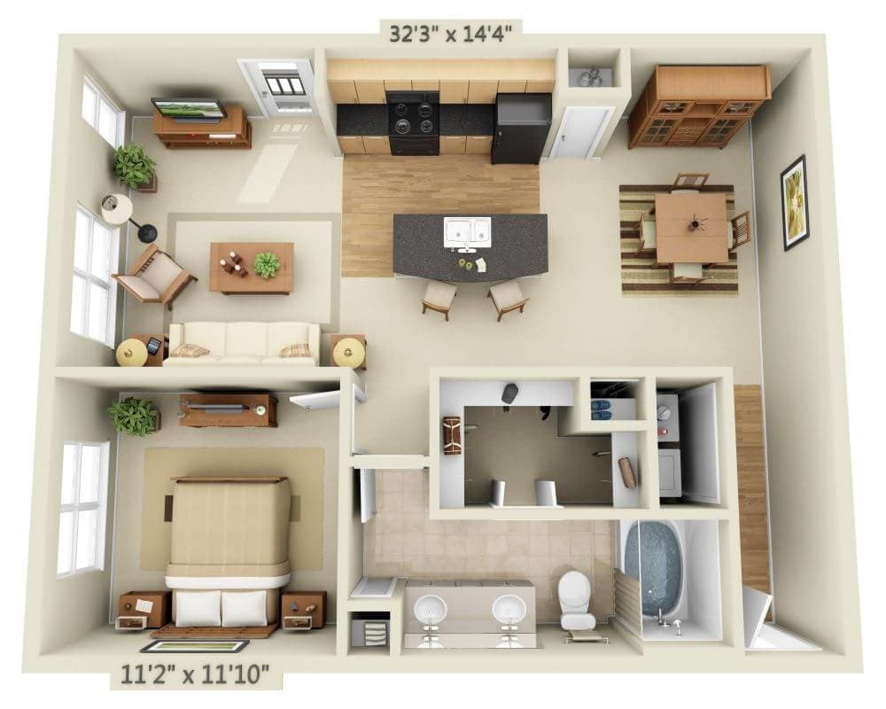Floor Plan - Lakeside - Cecina