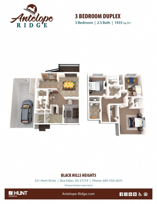Floor Plan - Black Hills 3 Bed