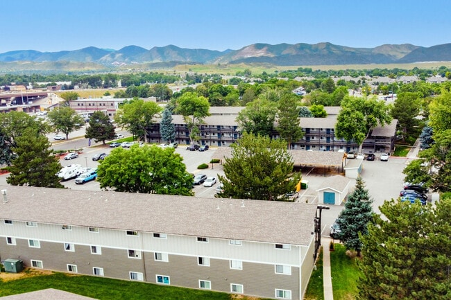 Location - Aerial View - Bear Valley Village Apartments