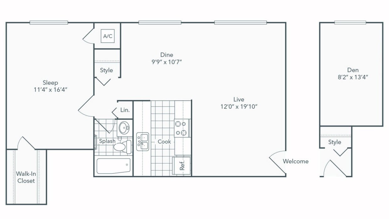 Arlington Floorplan with Den - Arlington Den