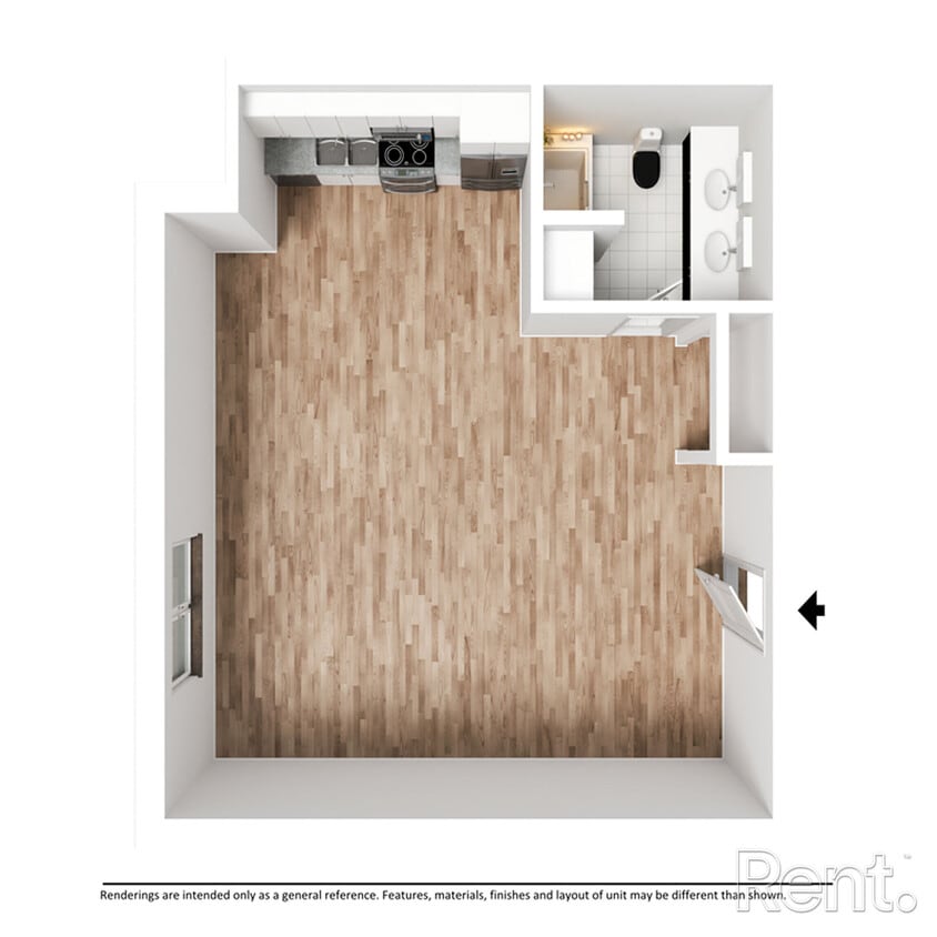 Floor Plan - N Large Studio