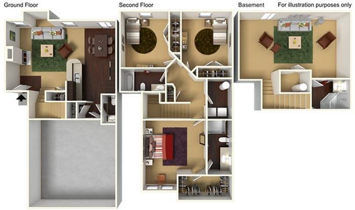 TH6 - 3 Bedroom 3.5 Bath