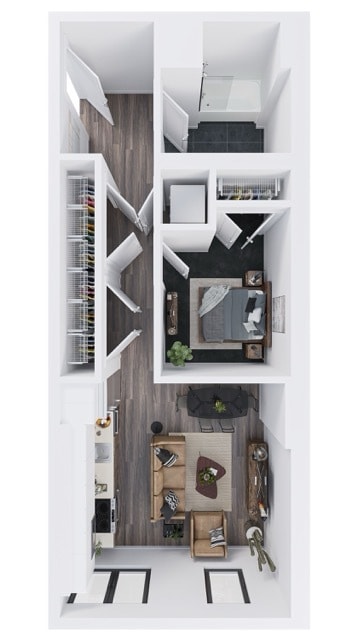 Floor Plan - C2 - 60% AMI ARO