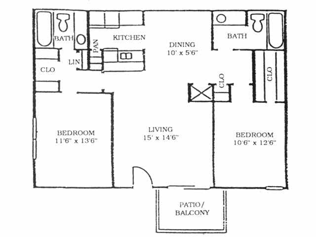2BR\2BA - 3 Bedroom 2 Bathroom