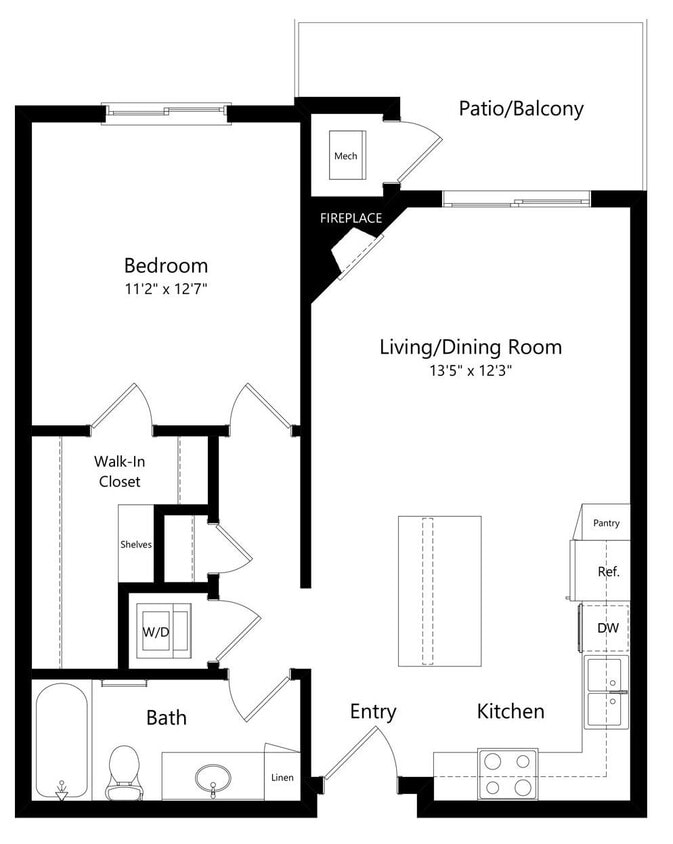 Floor Plan -  Luna (Flat)