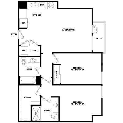 Floor Plan - Plan 2F