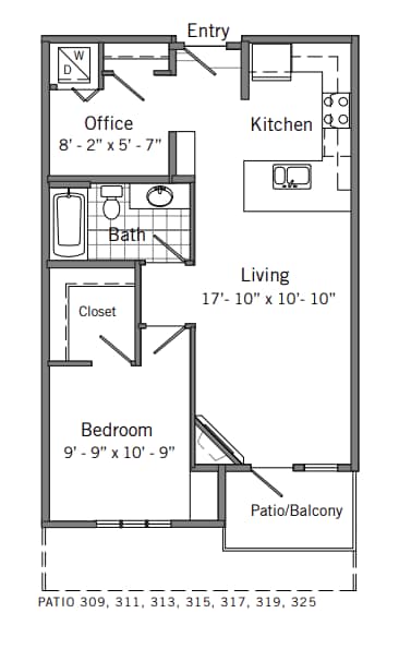 Floor Plan - Plan 1I