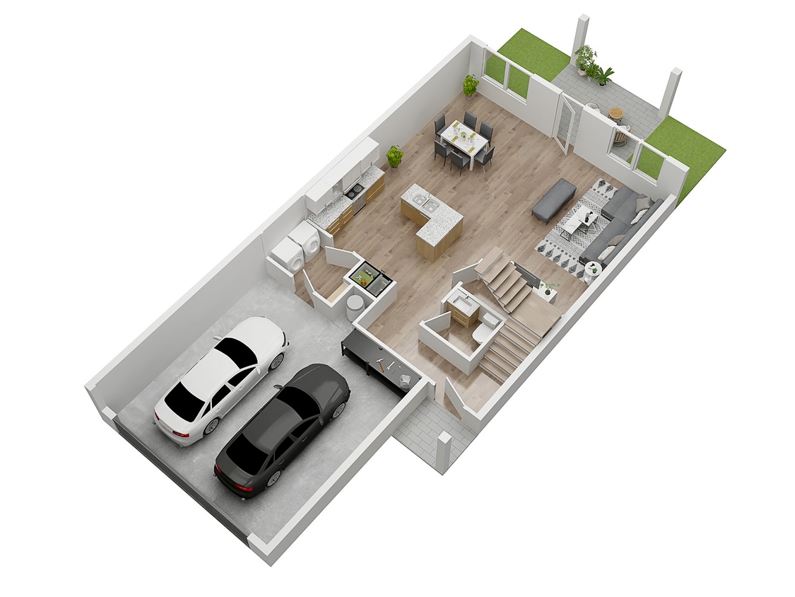 Mystic First Floor - MYSTIC 2 story 